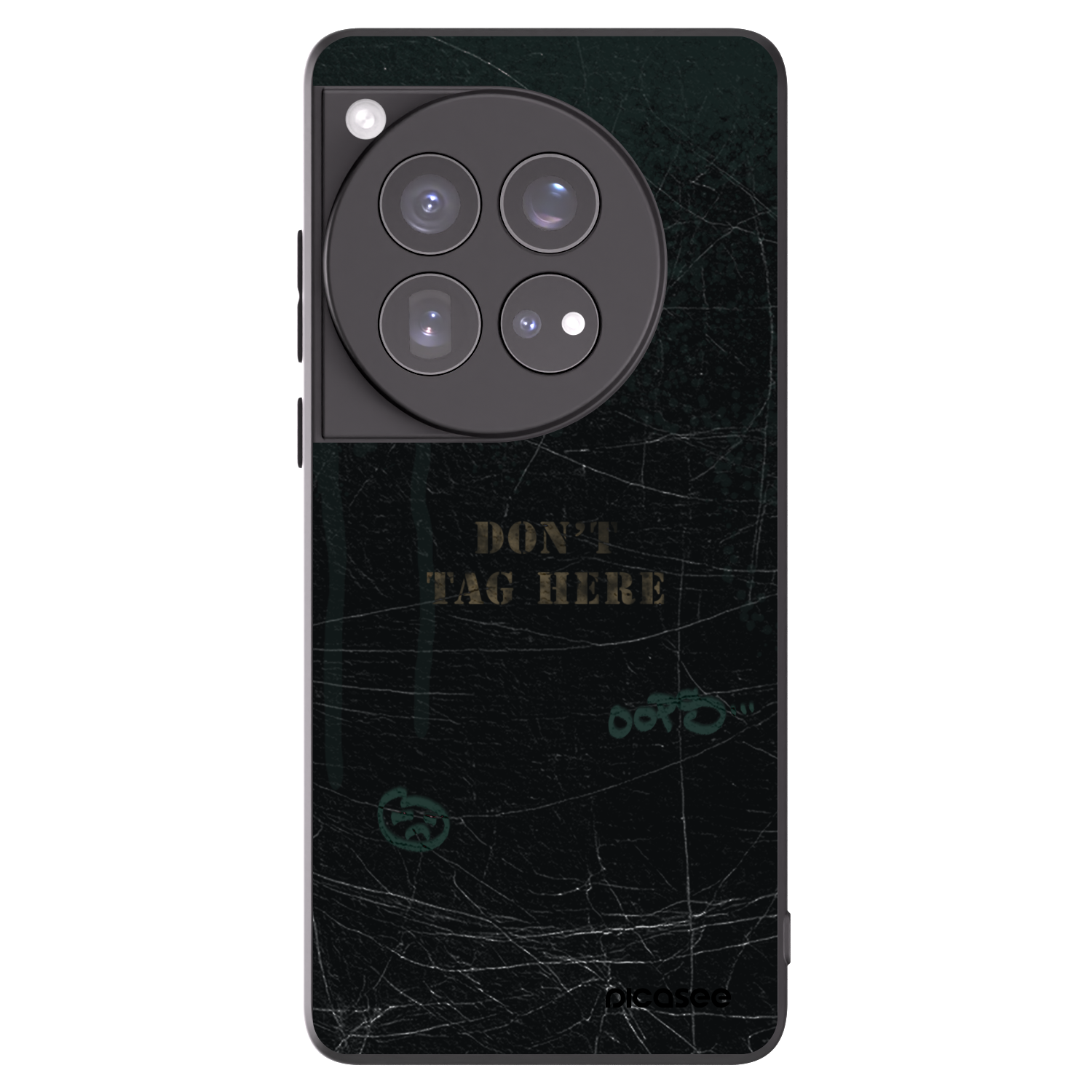 Picasee husă neagră din silicon pentru OnePlus 12 5G - DON´T TAG