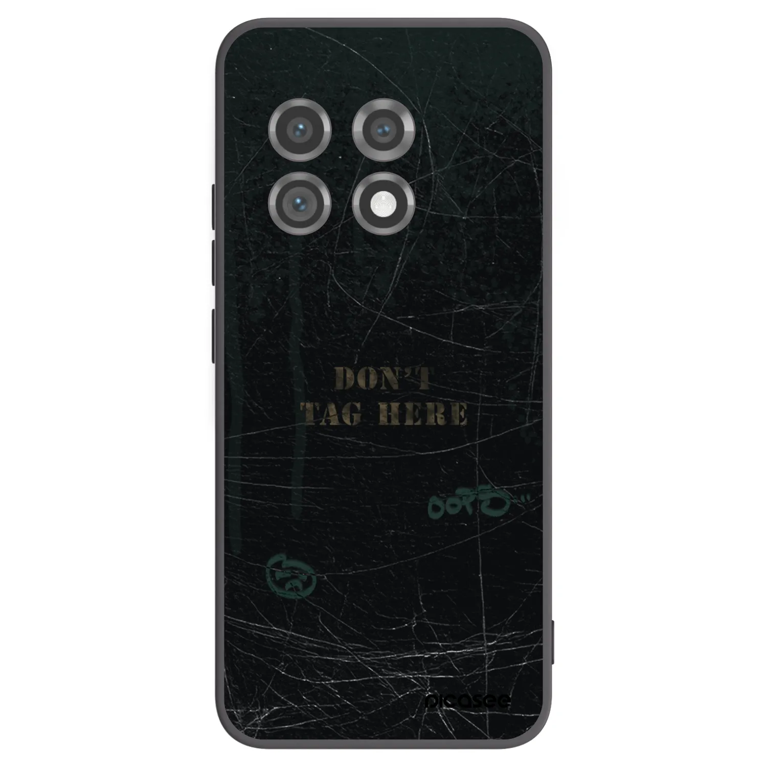 Picasee husă neagră din silicon pentru OnePlus 11 5G - DON´T TAG