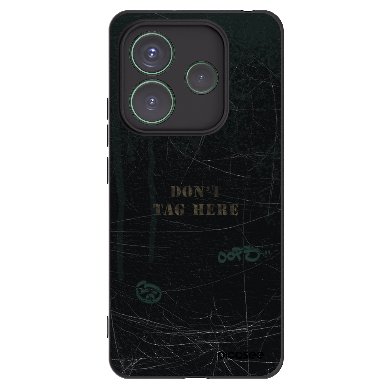 Picasee husă neagră din silicon pentru Xiaomi Redmi Note 14 5G - DON´T TAG