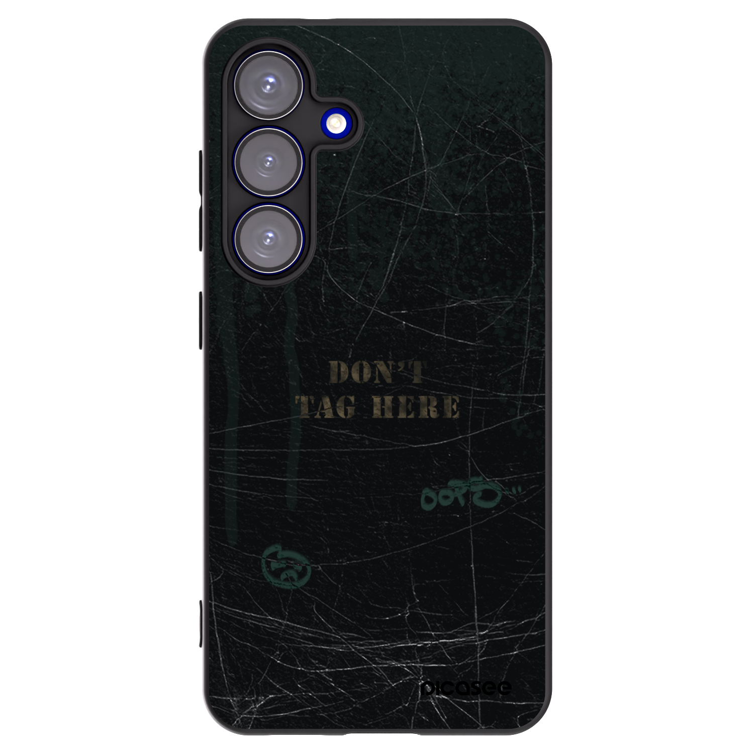 Picasee husă neagră din silicon pentru Samsung Galaxy S25 5G - DON´T TAG