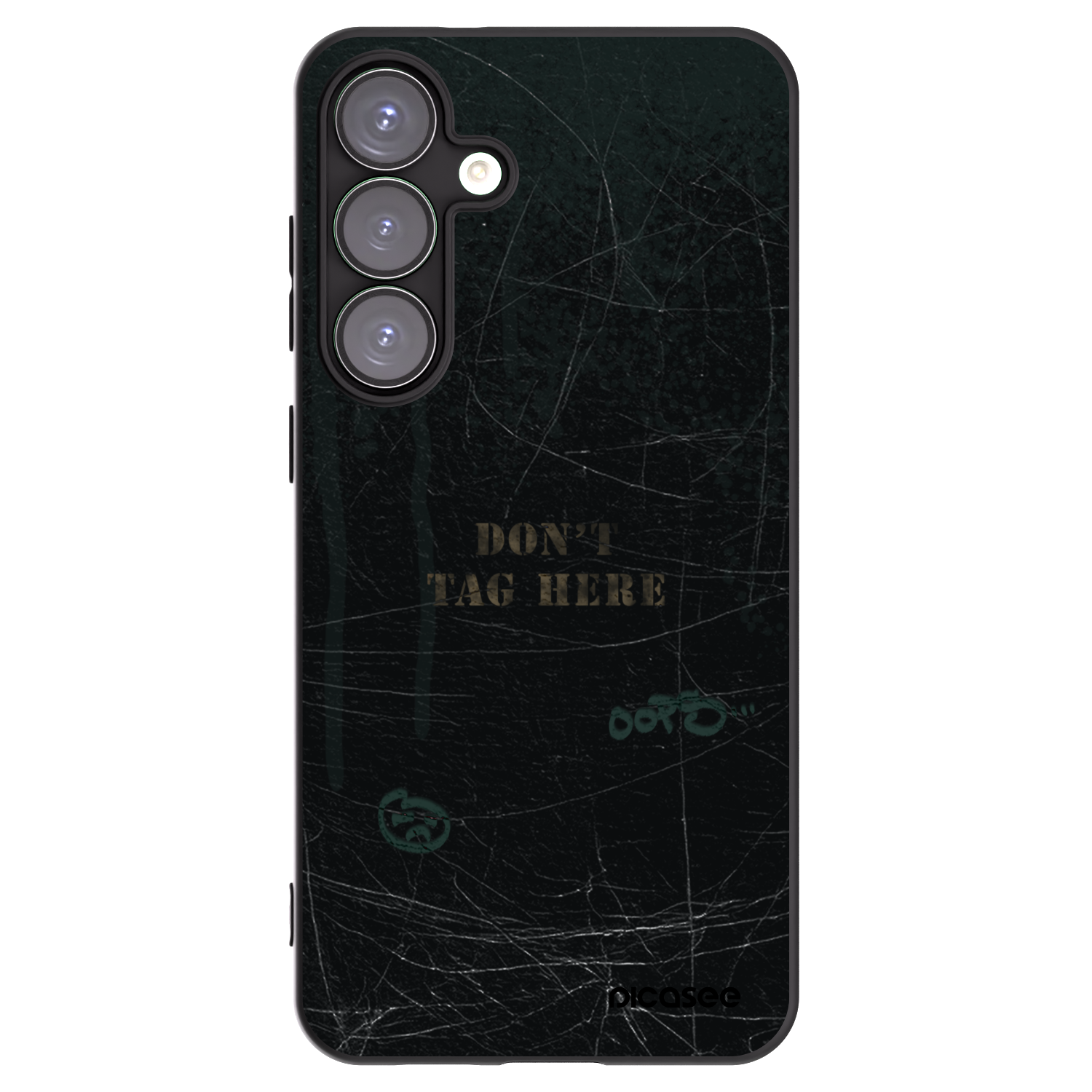 Picasee husă neagră din silicon pentru Samsung Galaxy S25+ 5G - DON´T TAG