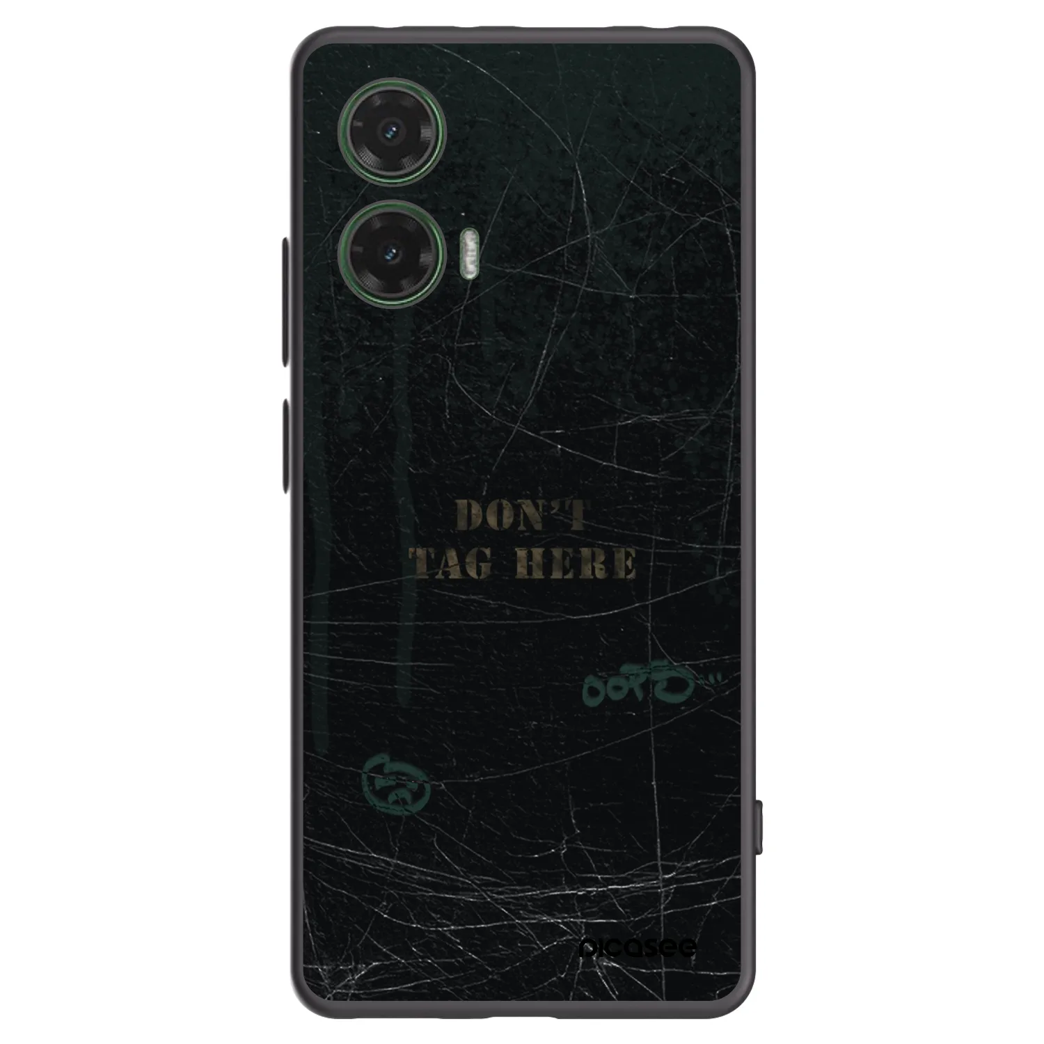 Picasee husă neagră din silicon pentru Motorola Moto G35 5G - DON´T TAG
