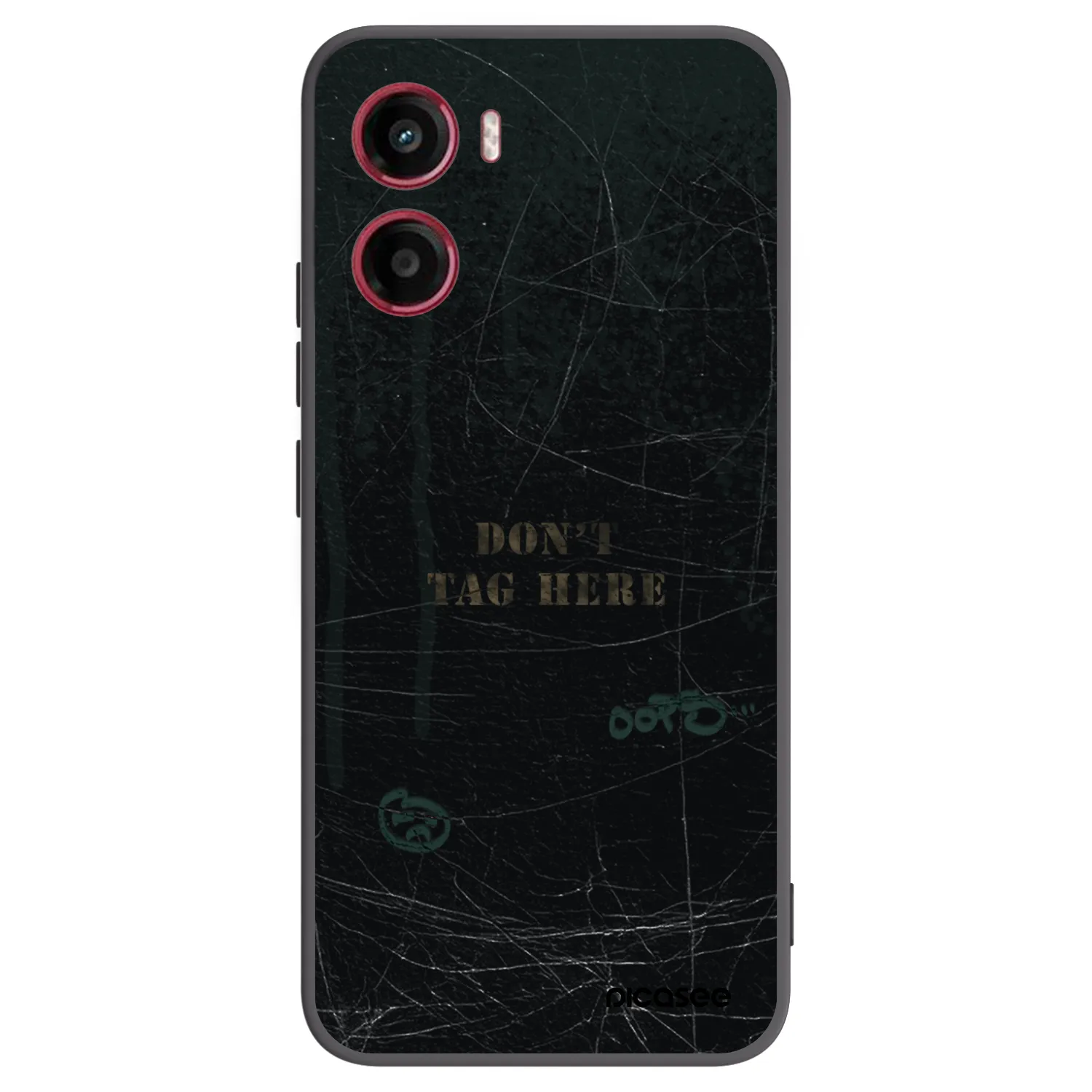 Picasee husă neagră din silicon pentru Motorola Moto G05 - DON´T TAG