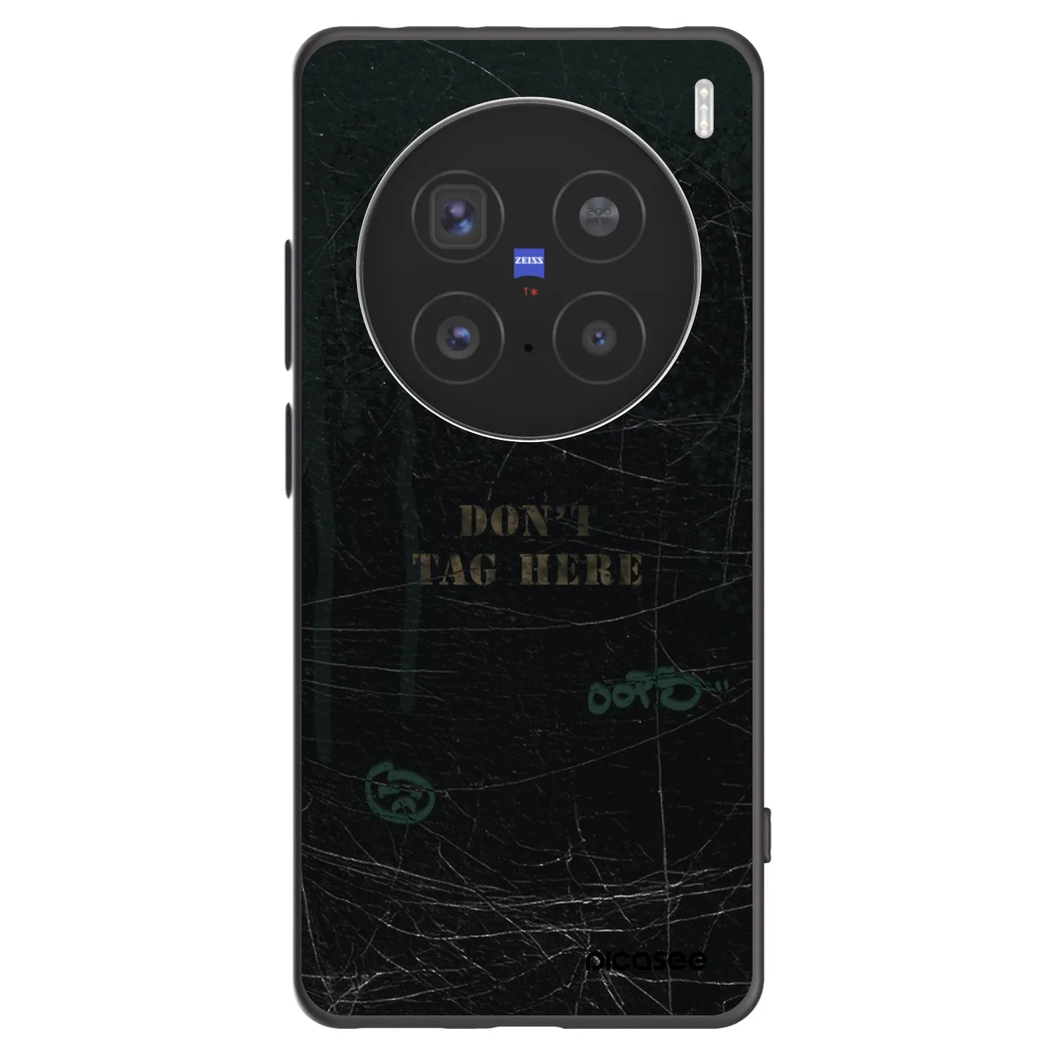 Picasee husă neagră din silicon pentru Vivo X200 Pro - DON´T TAG