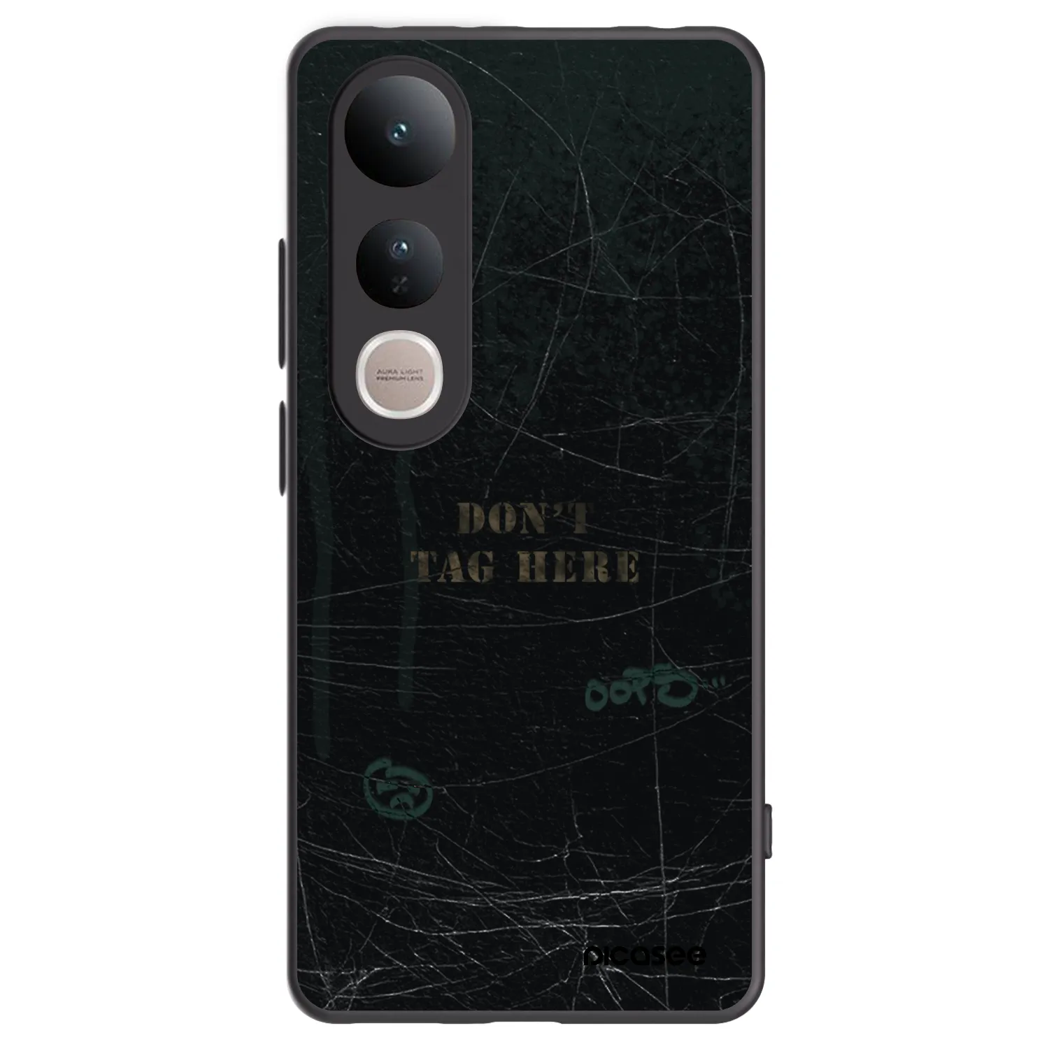 Picasee husă neagră din silicon pentru Vivo V50 Lite 5G - DON´T TAG