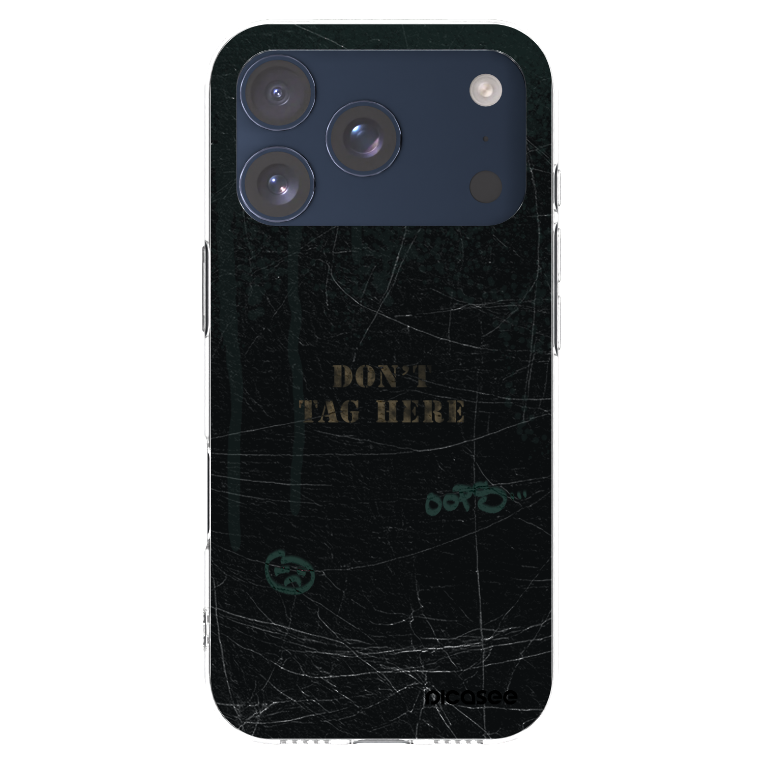 Picasee husă transparentă din silicon pentru Apple iPhone 17 Pro - DON´T TAG
