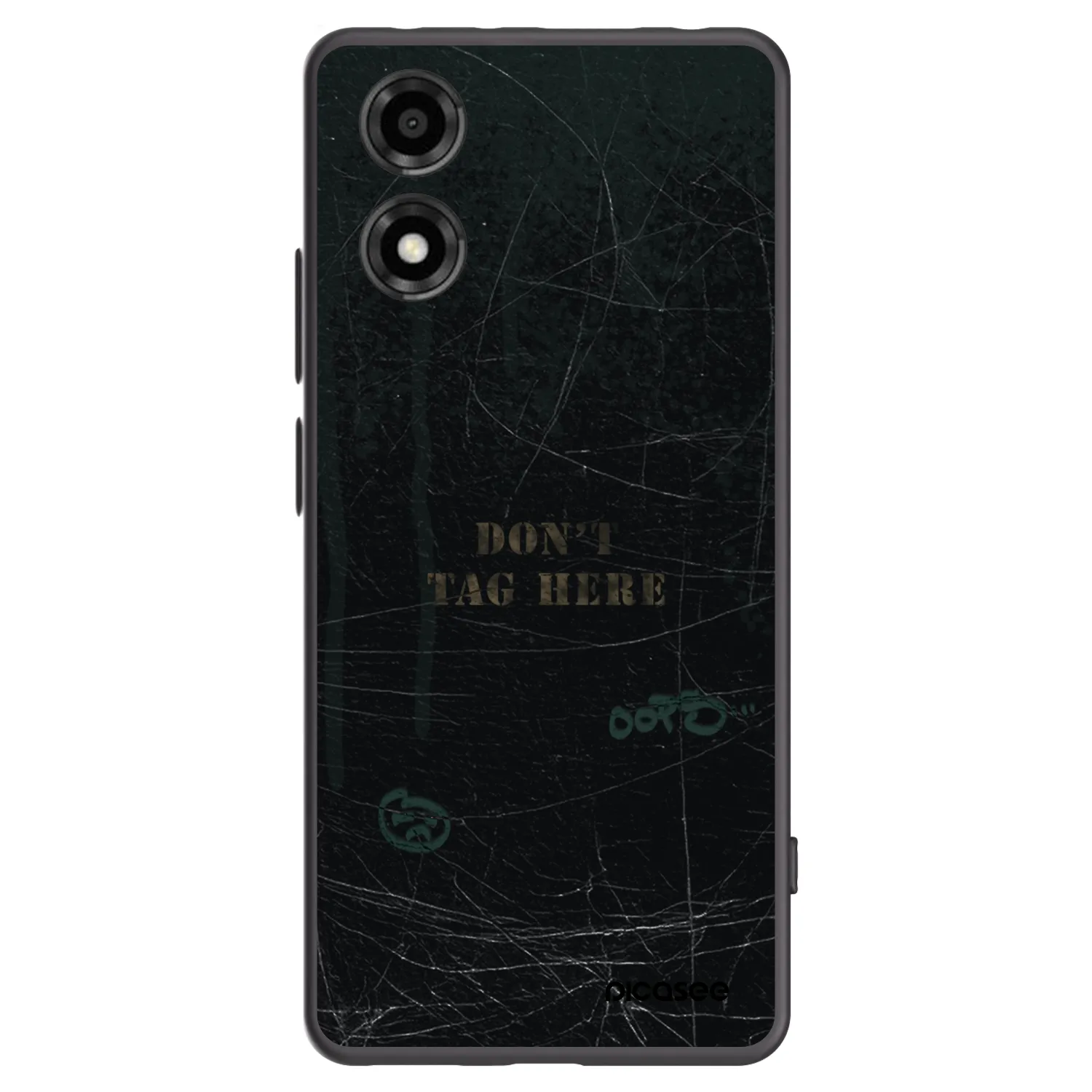 Picasee husă neagră din silicon pentru Motorola Moto E14 - DON´T TAG