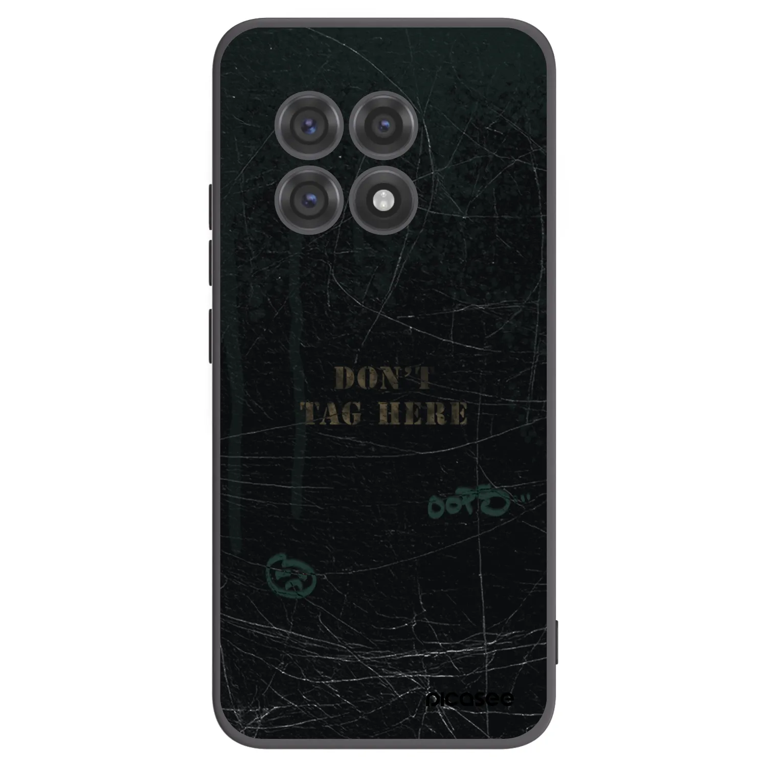 Picasee husă neagră din silicon pentru OnePlus 13R 5G - DON´T TAG