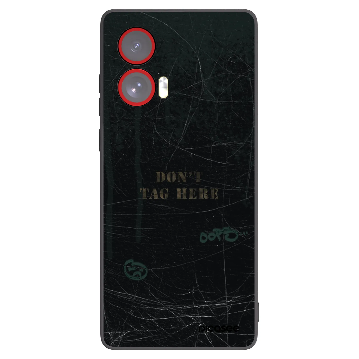 Picasee husă neagră din silicon pentru Motorola Edge 50 Fusion - DON´T TAG