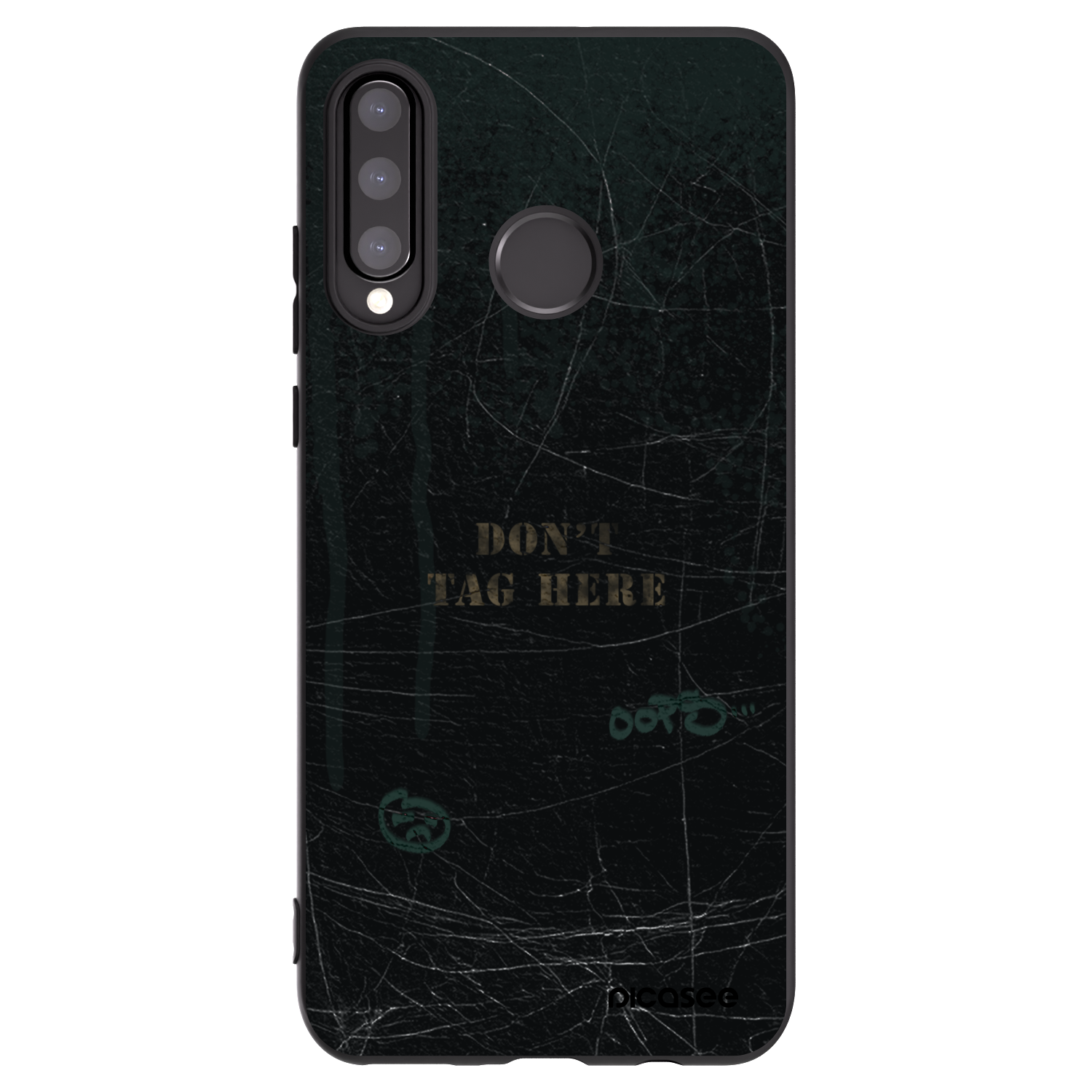 Picasee husă neagră din silicon pentru Huawei P30 Lite - DON´T TAG