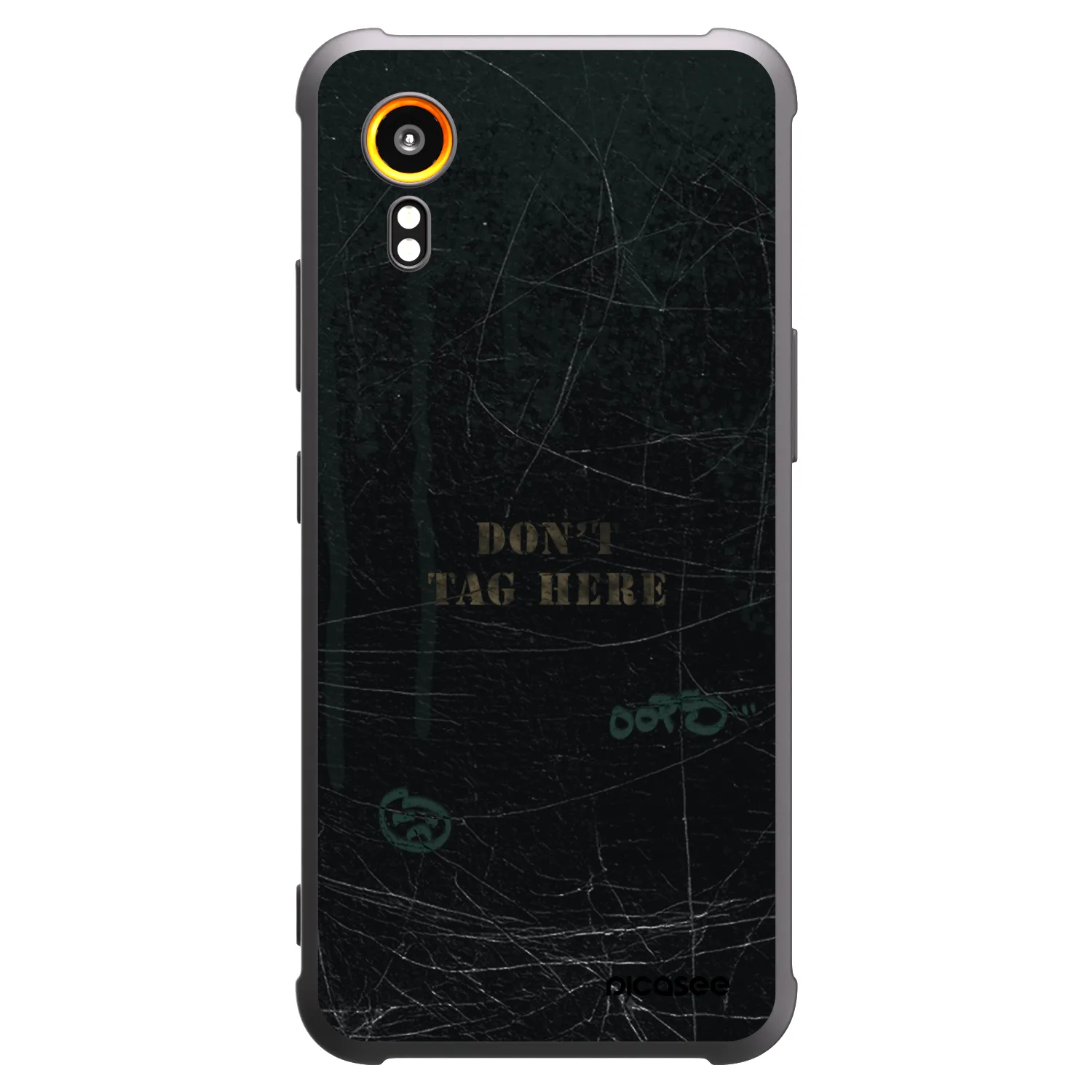 Picasee husă neagră din silicon pentru Samsung Galaxy Xcover 7 - DON´T TAG