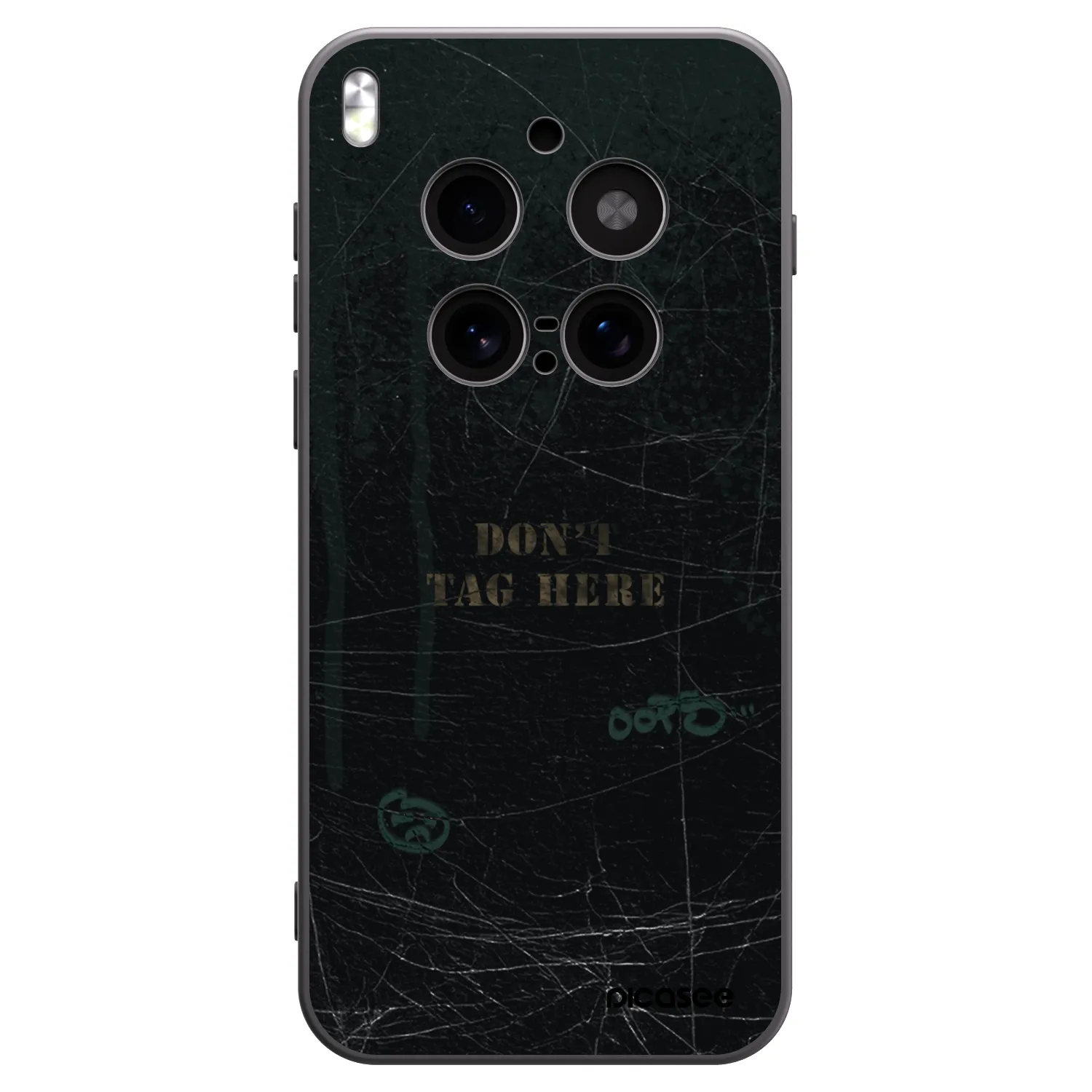 Picasee husă neagră din silicon pentru Vivo X300 Pro - DON´T TAG