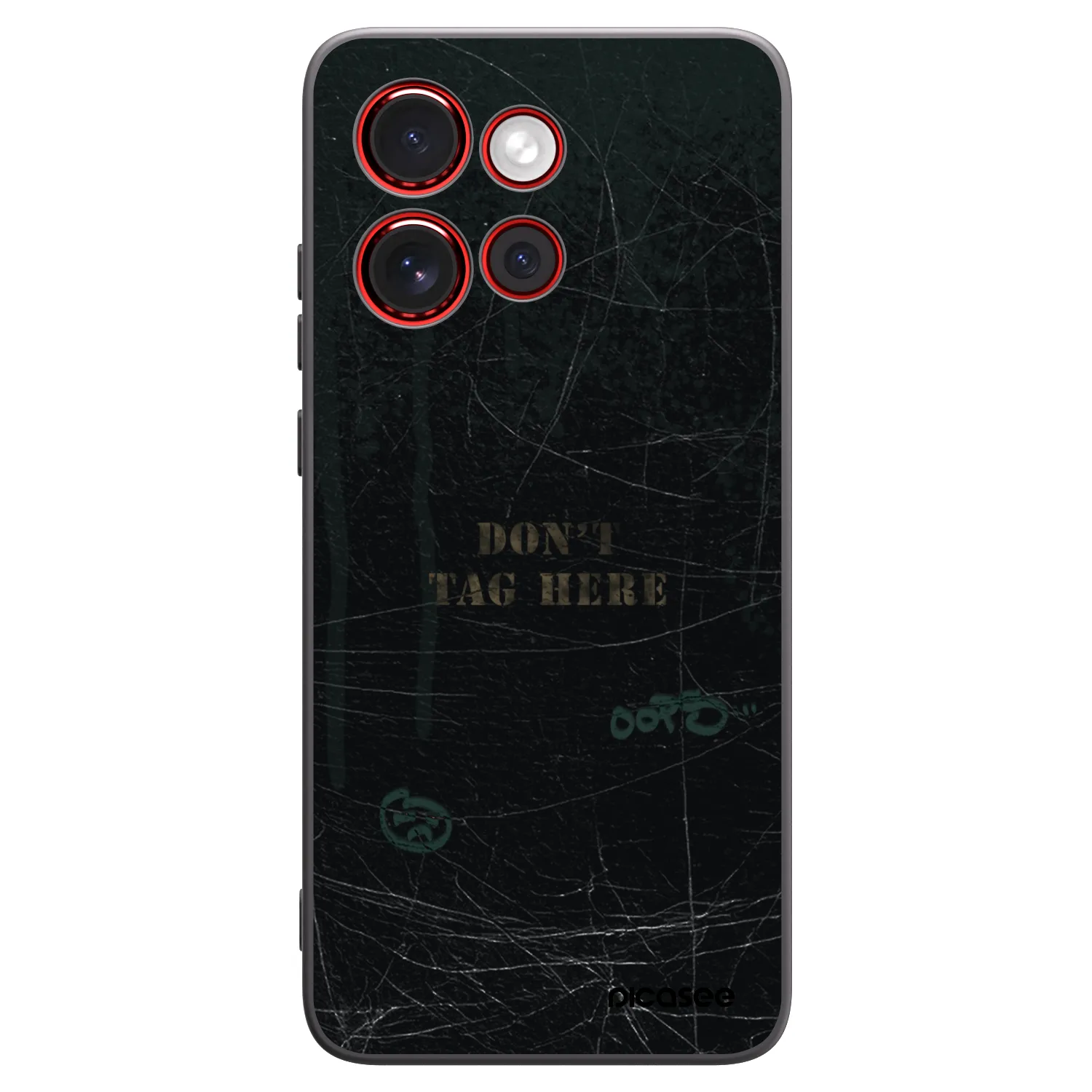 Picasee husă neagră din silicon pentru Motorola Edge 60 Neo 5G - DON´T TAG