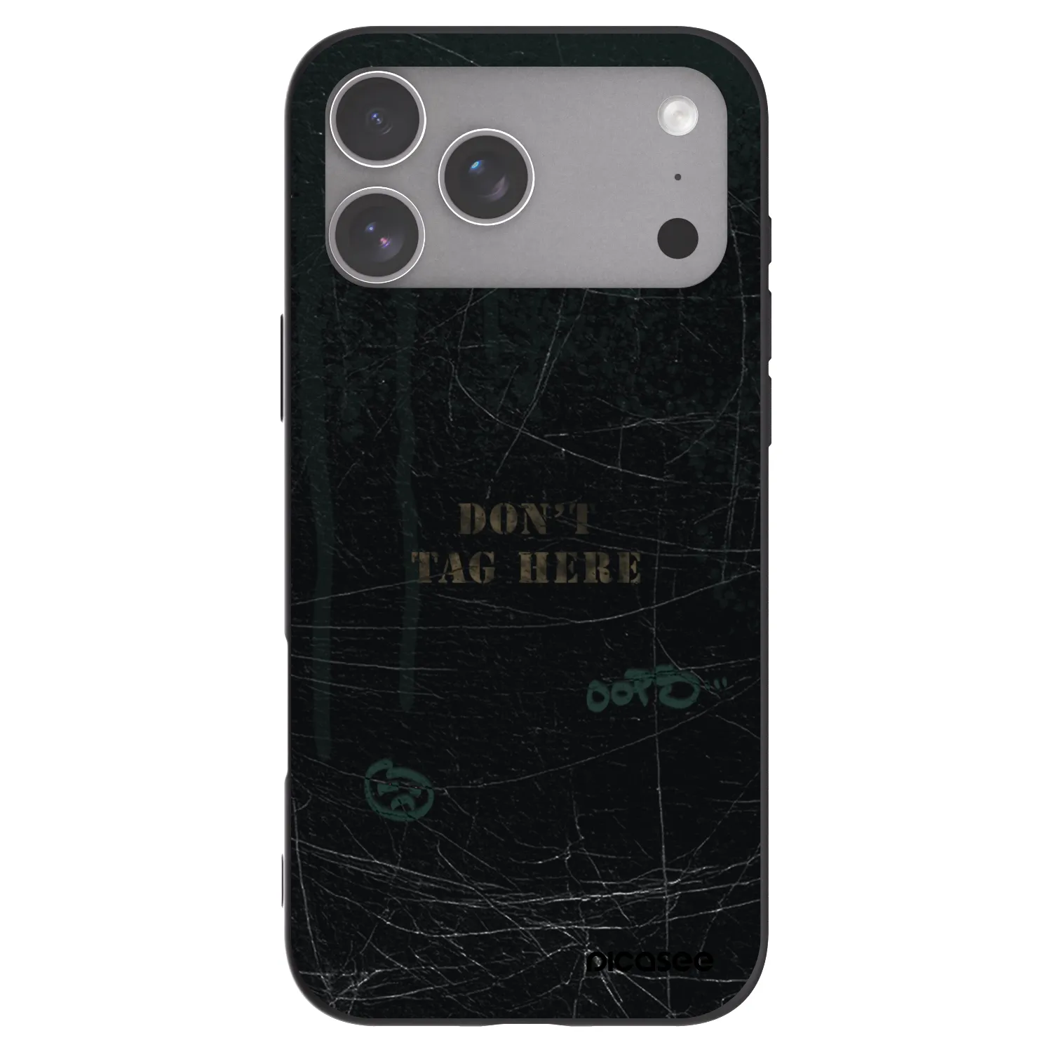 Picasee husă neagră din silicon pentru Apple iPhone 18 Pro Max - DON´T TAG