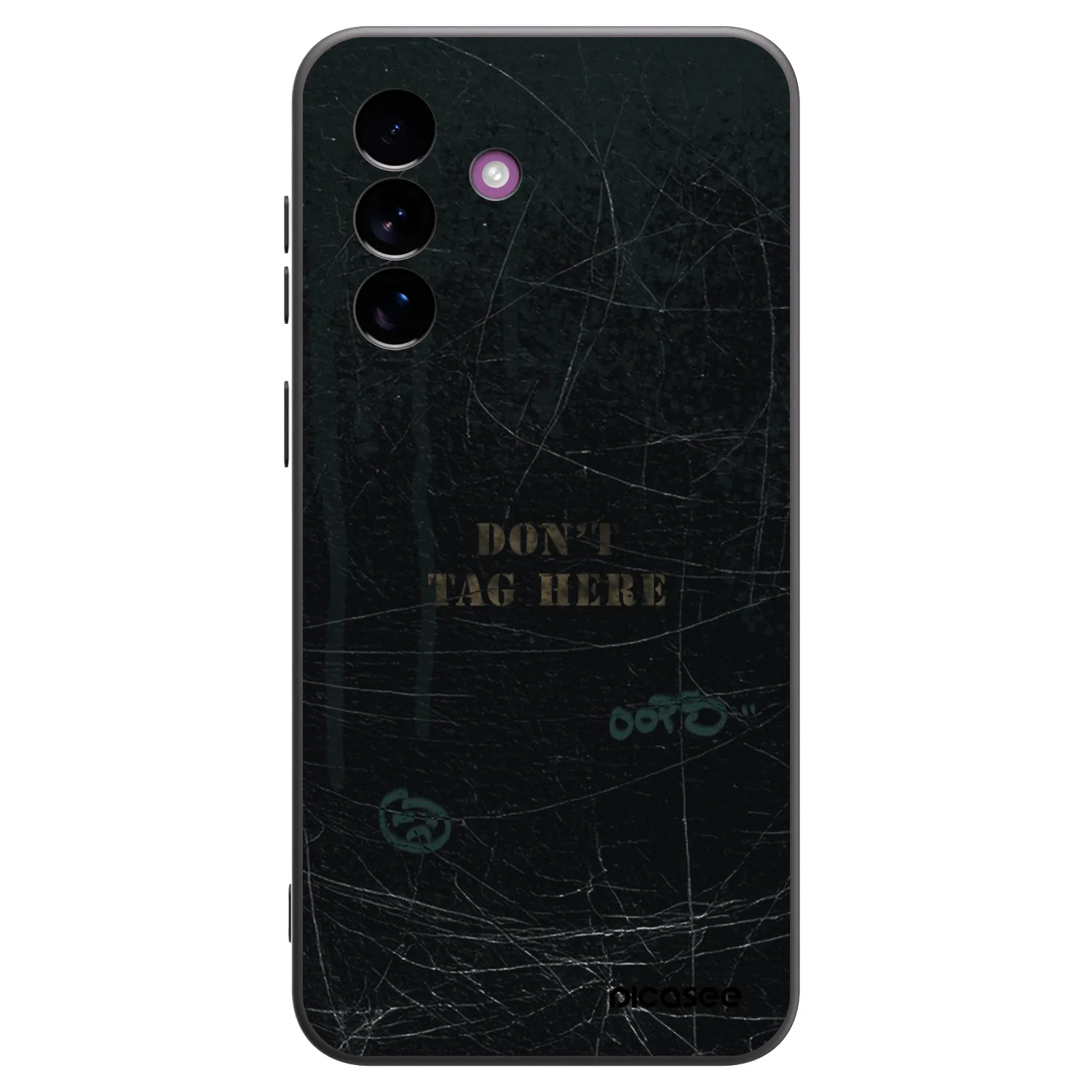 Picasee husă neagră din silicon pentru Samsung Galaxy A37 - DON´T TAG
