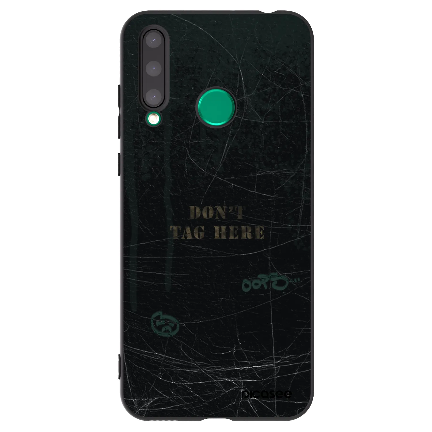Picasee husă neagră din silicon pentru Honor 20 Lite - DON´T TAG