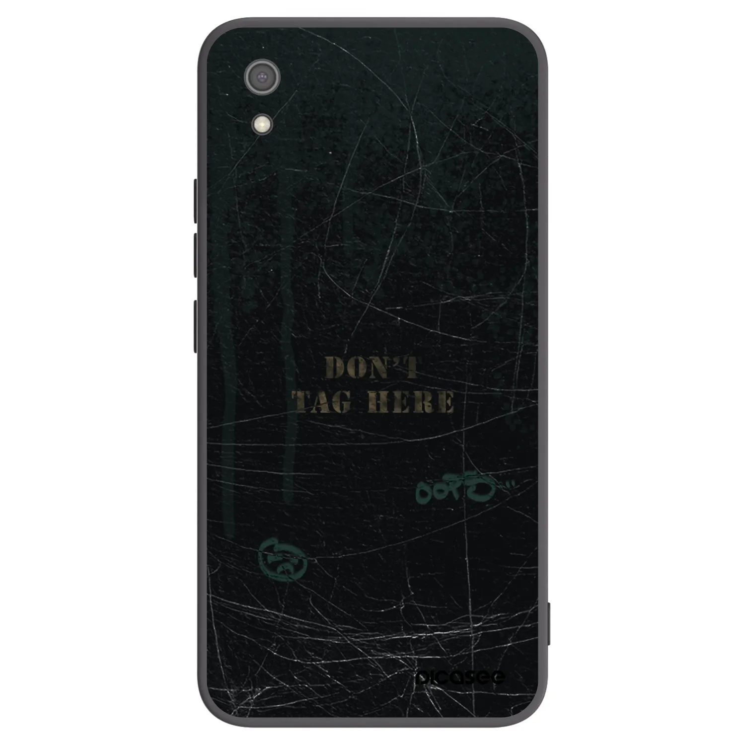 Picasee husă neagră din silicon pentru Xiaomi Redmi 7A - DON´T TAG