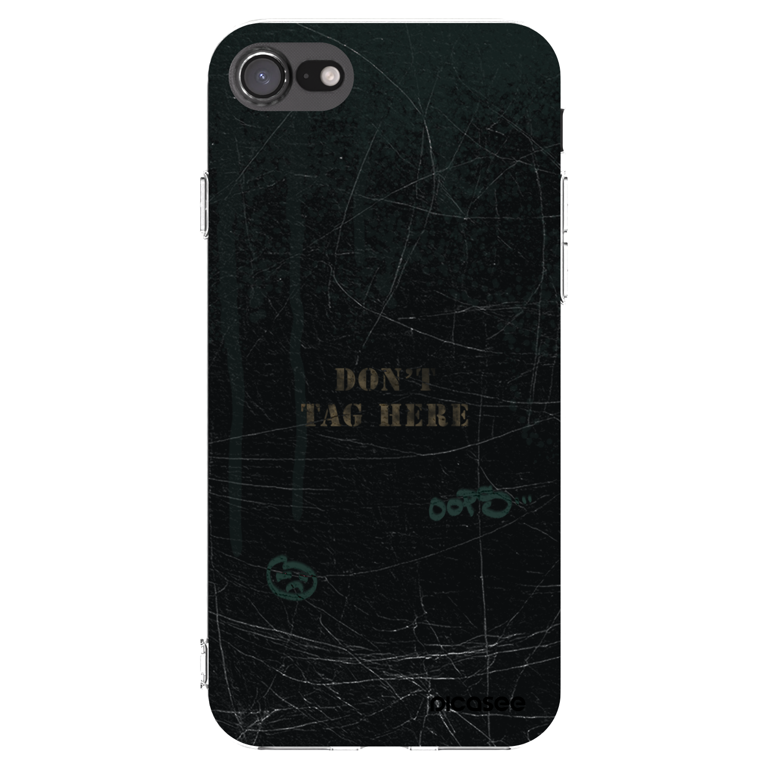 Picasee husă transparentă din silicon pentru Apple iPhone 8 - DON´T TAG