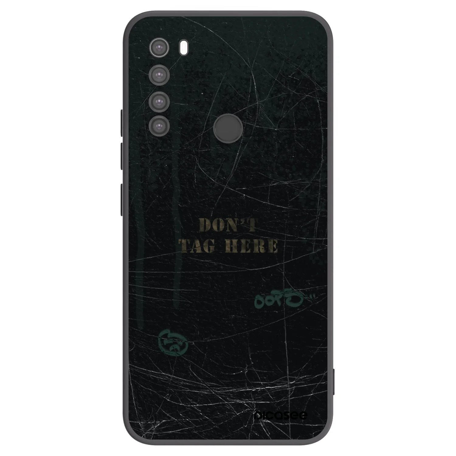 Picasee husă neagră din silicon pentru Xiaomi Redmi Note 8 - DON´T TAG