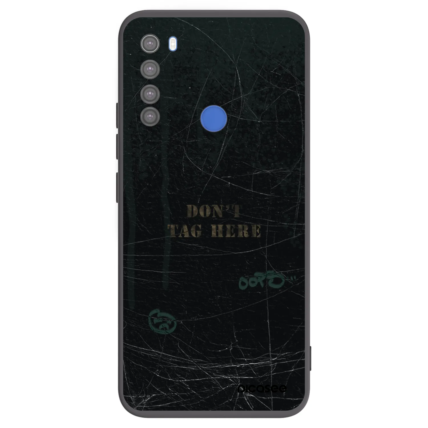 Picasee husă neagră din silicon pentru Xiaomi Redmi Note 8T - DON´T TAG