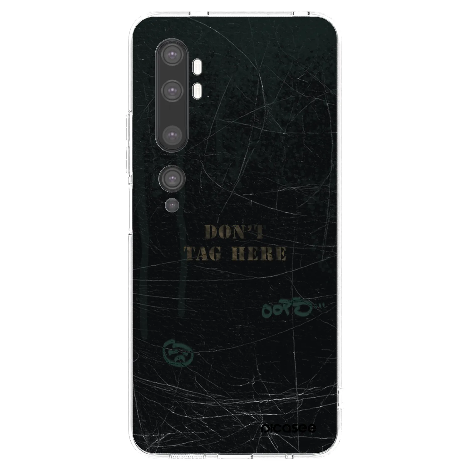 Picasee husă transparentă din silicon pentru Xiaomi Mi Note 10 (Pro) - DON´T TAG