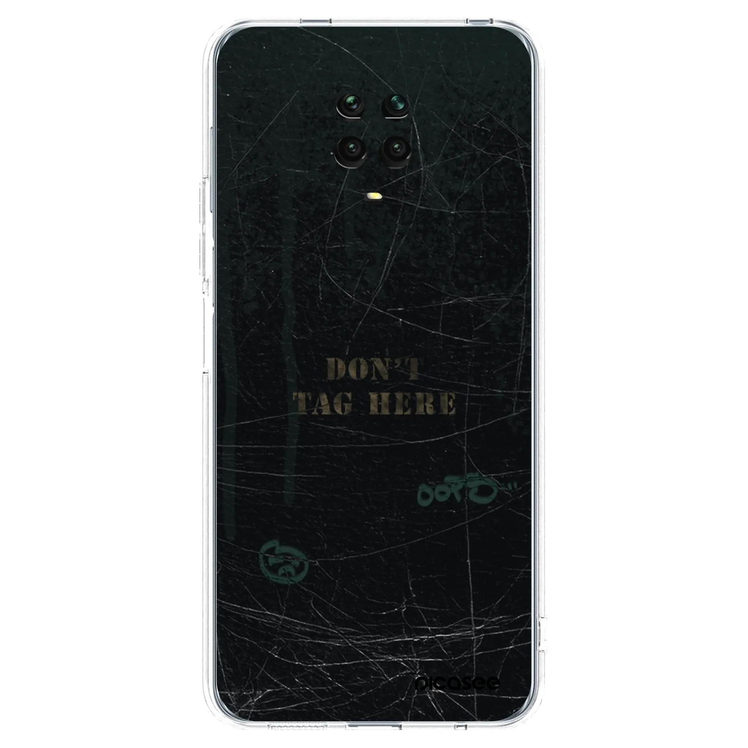 Picasee husă transparentă din silicon pentru Xiaomi Redmi Note 9 Pro - DON´T TAG