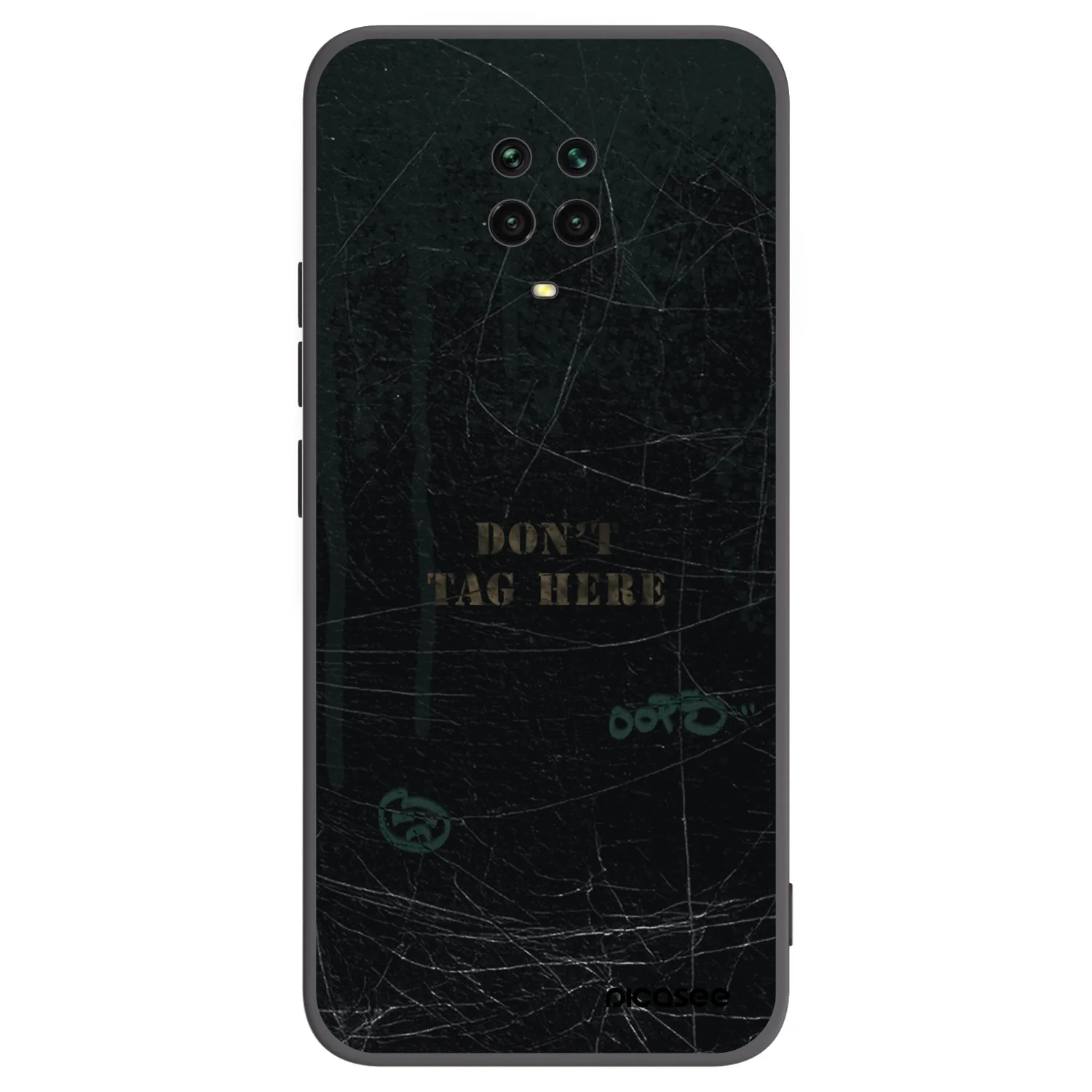 Picasee husă neagră din silicon pentru Xiaomi Redmi Note 9 Pro - DON´T TAG