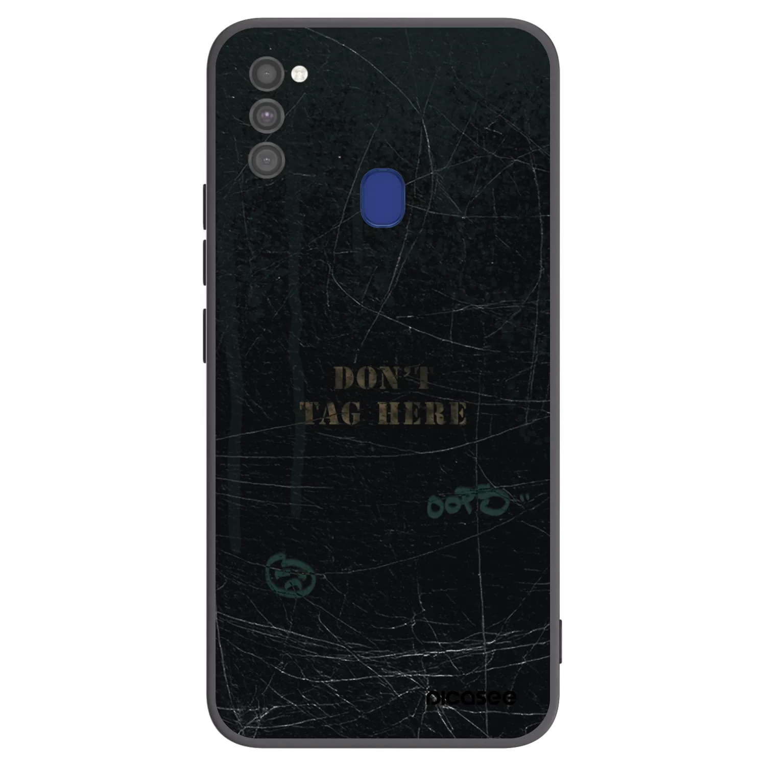 Picasee husă neagră din silicon pentru Samsung Galaxy M21 M215F - DON´T TAG