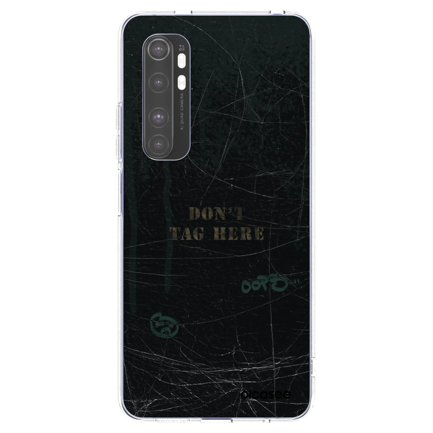 Picasee husă transparentă din silicon pentru Xiaomi Mi Note 10 Lite - DON´T TAG