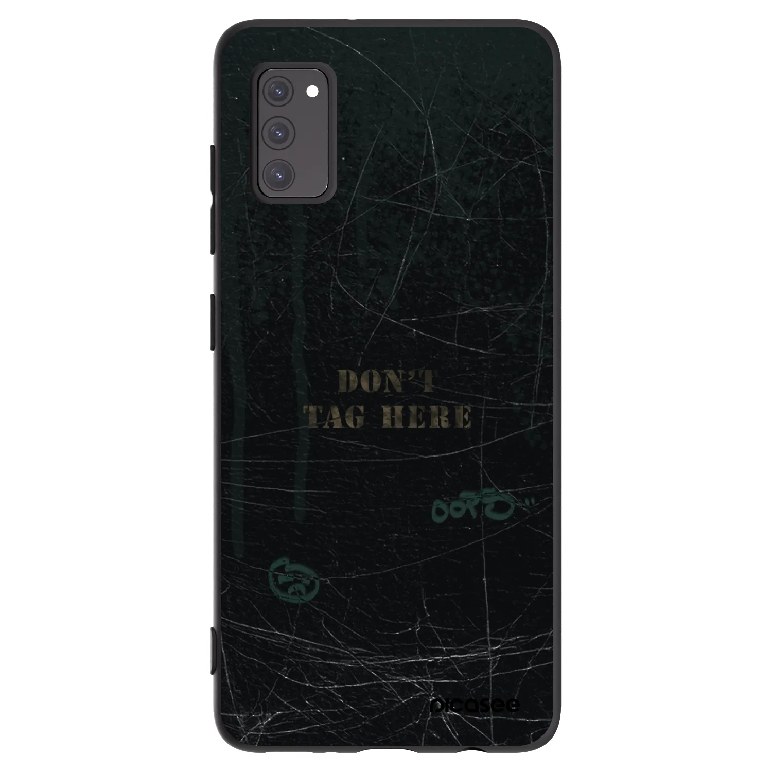 Picasee husă neagră din silicon pentru Samsung Galaxy A41 A415F - DON´T TAG