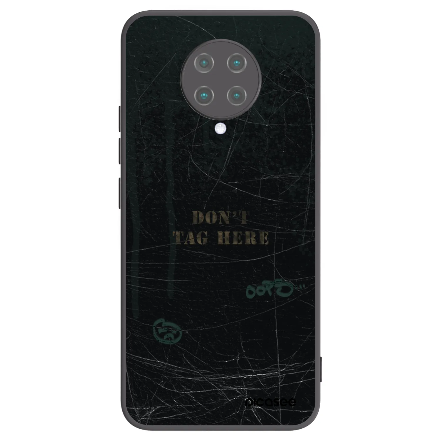 Picasee husă neagră din silicon pentru Xiaomi Poco F2 Pro - DON´T TAG