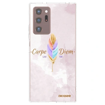 Picasee husă transparentă din silicon pentru Samsung Galaxy Note 20 Ultra - Carpe Diem