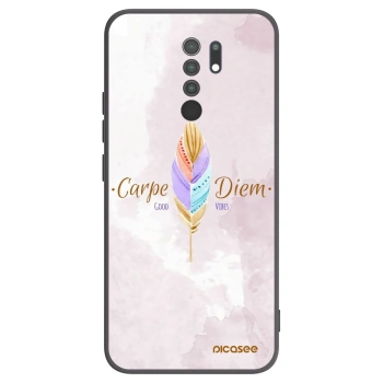 Picasee husă neagră din silicon pentru Xiaomi Redmi 9 - Carpe Diem