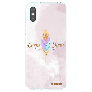 Picasee husă transparentă din silicon pentru Xiaomi Redmi 9A - Carpe Diem