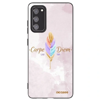 Picasee husă neagră din silicon pentru Samsung Galaxy S20 FE - Carpe Diem