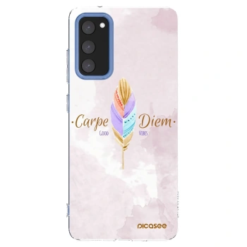 Picasee husă transparentă din silicon pentru Samsung Galaxy S20 FE - Carpe Diem