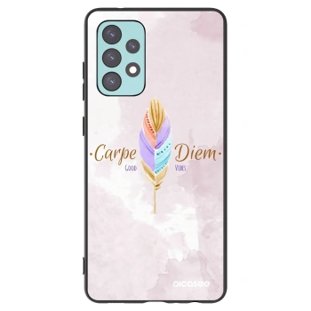 Picasee husă neagră din silicon pentru Samsung Galaxy A72 A725F - Carpe Diem