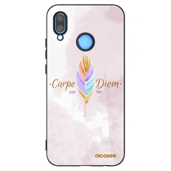 Picasee husă neagră din silicon pentru Huawei P20 Lite - Carpe Diem