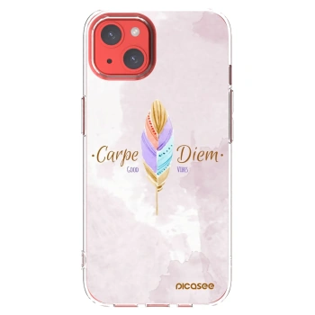Picasee husă transparentă din silicon pentru Apple iPhone 13 - Carpe Diem