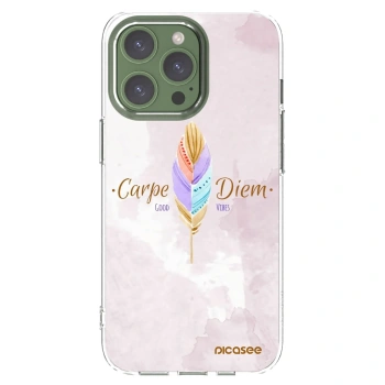 Picasee husă transparentă din silicon pentru Apple iPhone 13 Pro - Carpe Diem