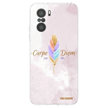 Picasee husă transparentă din silicon pentru Xiaomi Poco F3 - Carpe Diem