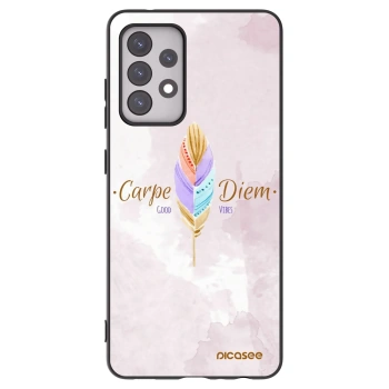 Picasee husă neagră din silicon pentru Samsung Galaxy A52s 5G A528B - Carpe Diem