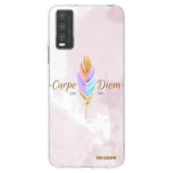 Picasee husă transparentă din silicon pentru Vivo Y20s - Carpe Diem
