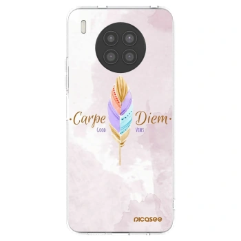Picasee husă transparentă din silicon pentru Huawei Nova 8i - Carpe Diem