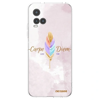 Picasee husă transparentă din silicon pentru Vivo Y33s - Carpe Diem