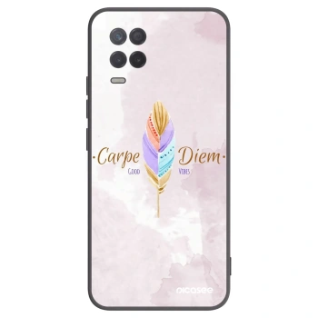 Picasee husă neagră din silicon pentru Realme 8 5G - Carpe Diem