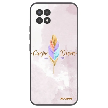 Picasee husă neagră din silicon pentru Realme 8i - Carpe Diem