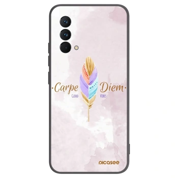 Picasee husă neagră din silicon pentru Realme GT Master Edition 5G - Carpe Diem