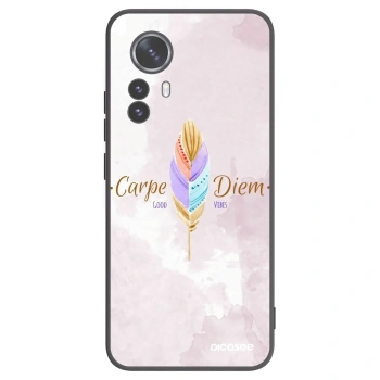 Picasee husă neagră din silicon pentru Xiaomi 12 Pro - Carpe Diem