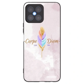 Picasee husă neagră din silicon pentru Honor X8 4G - Carpe Diem